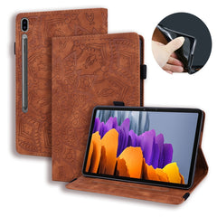 Calf Texture Embossed Horizontal Flip Leather Case with Holder & Card Slots & Photo Frame, For iPad Air 11 2024 / Air 2022 / 2020 10.9, For Samsung Galaxy Tab A7 10.4 (2020), For Samsung Galaxy Tab S8 / Galaxy Tab S7