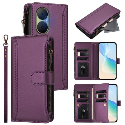 Magnetic Closure 9 Card Slots Zipper Leather Case with Hand Strap, For Huawei Enjoy 80 5G, For Huawei Mate 70 Pro / 70 Pro+, For Huawei Mate 70, For Huawei nova 13 Pro