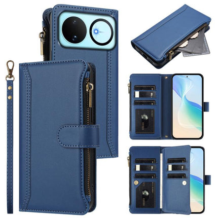Magnetic Closure 9 Card Slots Zipper Leather Case with Hand Strap, For Huawei nova 14, For Huawei nova 16, For Huawei Pura 90 Pro Max 5G, For Huawei Pura 90 Pro 5G