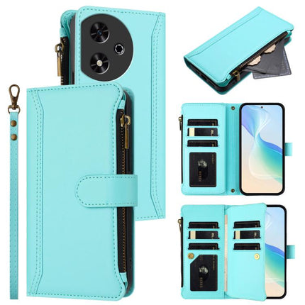 Magnetic Closure 9 Card Slots Zipper Leather Case with Hand Strap, For Honor 200 5G Global, For Honor 200 Pro 5G Global, For Honor Play 50, For Honor 200 Lite 5G Global
