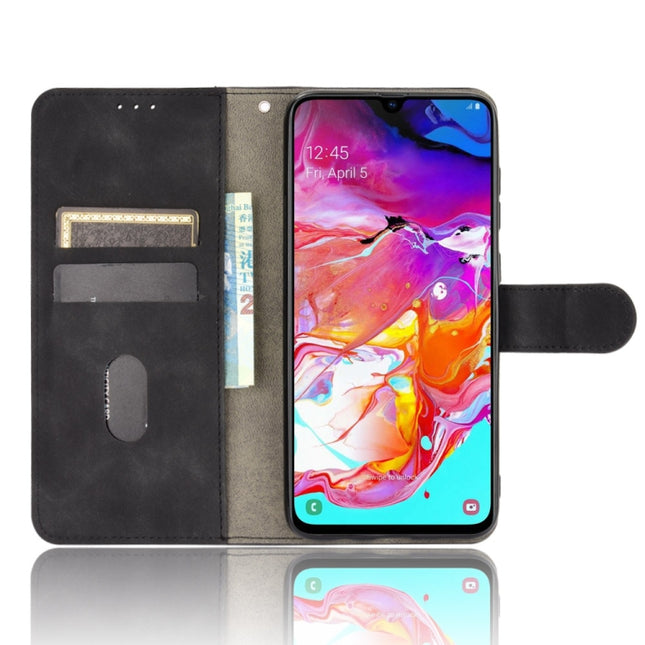 Solid Color Skin Feel Magnetic Buckle Horizontal Flip Calf Texture PU Leather Case with Holder & Card Slots & Wallet, For Samsung Galaxy A70, For Kyocera Android One S6, For Kyocera Gratina KYV48