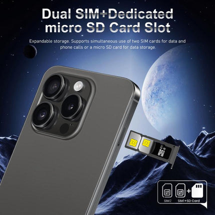 I16 Pro Max / VD1, 3GB+32GB, 6.8 inch Android 10 MTK6753 Octa Core, Network: 4G, Dual SIM, EU Plug, US Plug, UK Plug