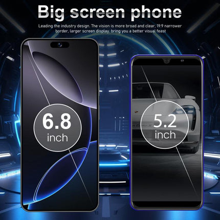 I16 Pro Max / VD1, 3GB+32GB, 6.8 inch Android 10 MTK6753 Octa Core, Network: 4G, Dual SIM, EU Plug, US Plug, UK Plug