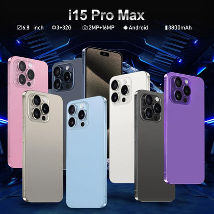 I16 Pro Max / VD1, 3GB+32GB, 6.8 inch Android 10 MTK6753 Octa Core, Network: 4G, Dual SIM, AU Plug