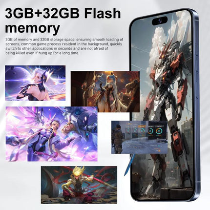 I16 Pro Max / VD1, 3GB+32GB, 6.8 inch Android 10 MTK6753 Octa Core, Network: 4G, Dual SIM, AU Plug