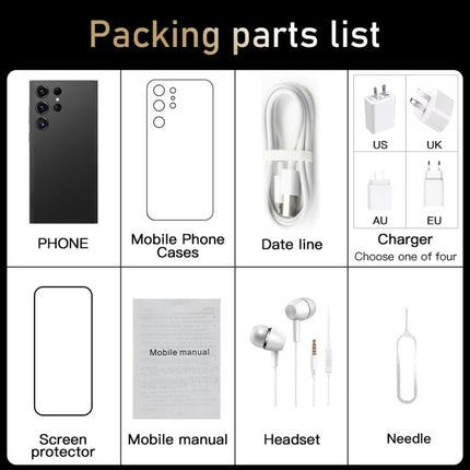 S24 Ultra / S7, 4GB+128GB, 6.75 inch Android 10 MTK6750 Octa Core, Network: 4G, Dual SIM