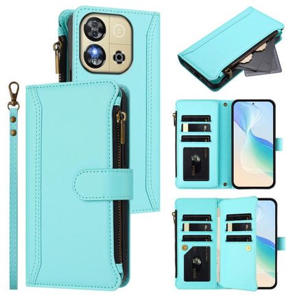 Magnetic Closure 9 Card Slots Zipper Leather Case with Hand Strap, For Oukitel C59 / C59 Pro, For Oukitel C58 / C58 Pro, For Oukitel C57s / C57 Pro / C57, For Oukitel C53