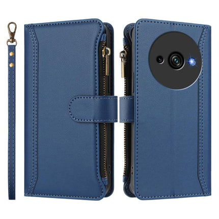 Magnetic Closure 9 Card Slots Zipper Leather Case with Hand Strap, For Oukitel C59 / C59 Pro, For Oukitel C58 / C58 Pro, For Oukitel C57s / C57 Pro / C57, For Oukitel C53
