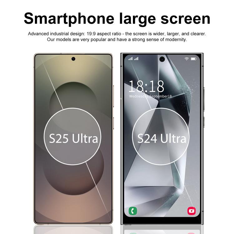 S25 Ultra / S11, 4GB+64GB, 6.75 inch Android 12 MTK6762 Octa Core, Network: 4G, Dual SIM, EU Plug, US Plug