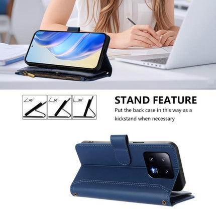 Magnetic Closure 9 Card Slots Zipper Leather Case with Hand Strap, For Xiaomi 13 Pro, For Xiaomi 13, For Xiaomi 12T / 12T Pro / Redmi K50 Ultra, For Xiaomi 12S Ultra