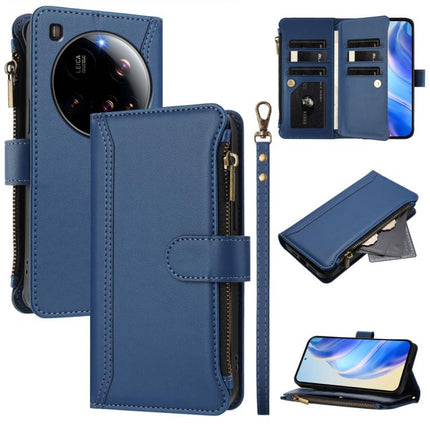 Magnetic Closure 9 Card Slots Zipper Leather Case with Hand Strap, For Xiaomi Poco M7 5G / C75 4G, For Xiaomi Poco X7, For Xiaomi 15 Ultra, For Xiaomi Poco X7 Pro