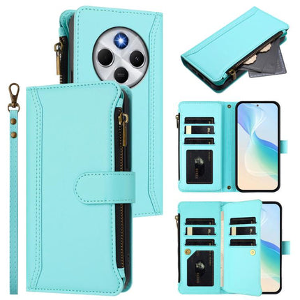 Magnetic Closure 9 Card Slots Zipper Leather Case with Hand Strap, For Xiaomi Poco M7 5G / C75 4G, For Xiaomi Poco X7, For Xiaomi 15 Ultra, For Xiaomi Poco X7 Pro