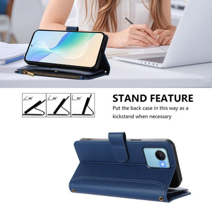 Magnetic Closure 9 Card Slots Zipper Leather Case with Hand Strap, For Realme C30 4G / Narzo 50i Prime / C30S, For Realme GT NEO 3T, For Realme 9 Pro+ 5G / Narzo 50 Pro, For Realme GT Neo3