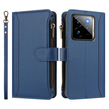 Magnetic Closure 9 Card Slots Zipper Leather Case with Hand Strap, For Realme GT7 Pro 5G / GT7 Pro Racing, For Realme C63 5G Global, For Realme 12 5G Global / 12X 5G Global, For Realme C63 4G Global / Narzo N63 4G