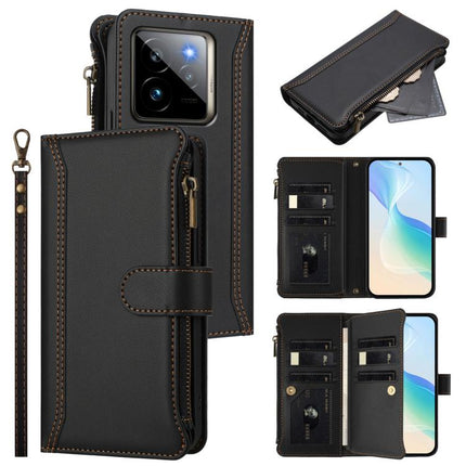 Magnetic Closure 9 Card Slots Zipper Leather Case with Hand Strap, For Realme GT7 Pro 5G / GT7 Pro Racing, For Realme C63 5G Global, For Realme 12 5G Global / 12X 5G Global, For Realme C63 4G Global / Narzo N63 4G