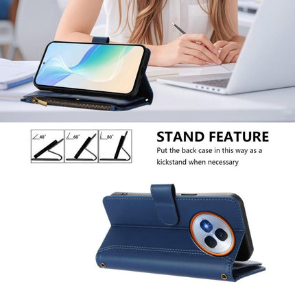 Magnetic Closure 9 Card Slots Zipper Leather Case with Hand Strap, For Realme Narzo 80 Pro, For Realme Narzo 80X, For Realme P3 Ultra 5G  Global, For Realme P3 5G Global