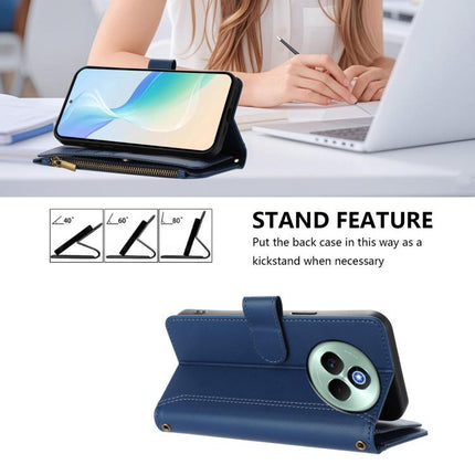 Magnetic Closure 9 Card Slots Zipper Leather Case with Hand Strap, For Realme P3 Pro 5G  Global, For Realme 14 Pro+ 5G, For Realme 14 Pro 5G India, For Realme C75 4G Global / 14x 5G Global