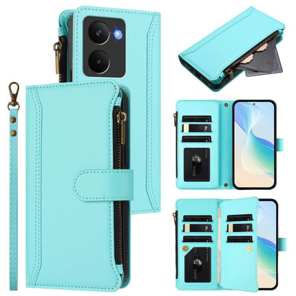 Magnetic Closure 9 Card Slots Zipper Leather Case with Hand Strap, For Realme Narzo 80 Pro, For Realme Narzo 80X, For Realme P3 Ultra 5G  Global, For Realme P3 5G Global