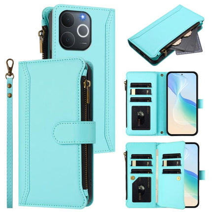 Magnetic Closure 9 Card Slots Zipper Leather Case with Hand Strap, For Realme C71 4G India, For Realme C85 5G / 15x 5G India, For Realme P4 Pro 5G, For Realme P4 5G