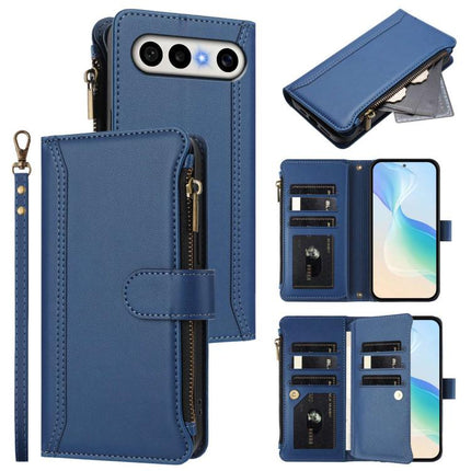 Magnetic Closure 9 Card Slots Zipper Leather Case with Hand Strap, For vivo X300 FE 5G Zeiss/S50 Pro Mini 5G, For vivo X300s, For vivo Y21 5G 2026 Global / Y05 4G, For vivo V70 FE 5G