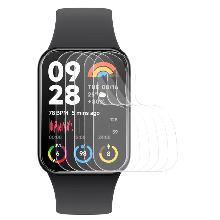 5pcs xDfind Soft Hydrogel Film Full Cover Front Protector, For Xiaomi Smart Band 10, For Xiaomi Redmi Watch 5, For Xiaomi Smart Band 9 Pro, For Xiaomi Redmi Watch 5 Lite, For Xiaomi Redmi Watch 5 Active, For Xiaomi Smart Band 9 NFC���������������������...