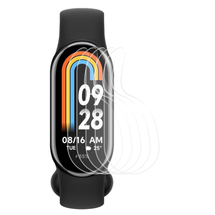 5pcs xDfind Soft Hydrogel Film Full Cover Front Protector, For Xiaomi Smart Band 10, For Xiaomi Redmi Watch 5, For Xiaomi Smart Band 9 Pro, For Xiaomi Redmi Watch 5 Lite, For Xiaomi Redmi Watch 5 Active, For Xiaomi Smart Band 9 NFC���������������������...