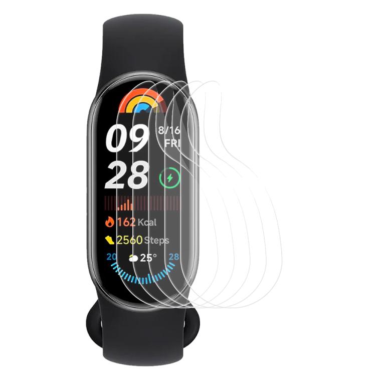 5pcs xDfind Soft Hydrogel Film Full Cover Front Protector, For Xiaomi Smart Band 10, For Xiaomi Redmi Watch 5, For Xiaomi Smart Band 9 Pro, For Xiaomi Redmi Watch 5 Lite, For Xiaomi Redmi Watch 5 Active, For Xiaomi Smart Band 9 NFC���������������������...