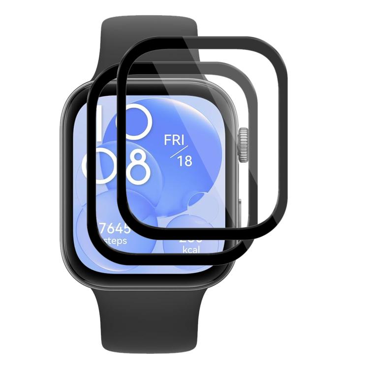 2pcs xDfind Curved 3D Composite Material Soft Film Screen Protector, For Huawei Band 10 NFC, For Huawei Band 10, For Huawei Watch Fit 3, For Huawei Band 9 NFC, For Huawei Band 9, For Huawei Band 8 NFC, For Huawei Band 8