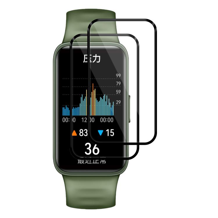 2pcs xDfind Curved 3D Composite Material Soft Film Screen Protector, For Huawei Band 10 NFC, For Huawei Band 10, For Huawei Watch Fit 3, For Huawei Band 9 NFC, For Huawei Band 9, For Huawei Band 8 NFC, For Huawei Band 8