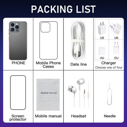 I16 Pro Max / RAi3, 3GB+64GB, 6.56 inch Android 10 MTK6739 Quad Core, Network: 4G, Dual SIM, EU Plug, US Plug, UK Plug, AU Plug