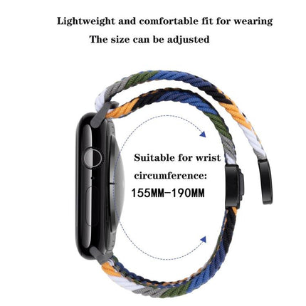 xDfind Magnetic Buckle Loop Woven Watch Band, For Apple Watch 46mm / 49mm / 45mm / 44mm, For Apple Watch 42mm / 41mm / 40mm / 38mm