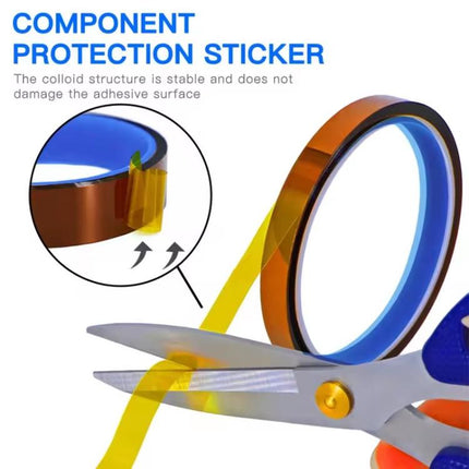 Mechanic 400 Degrees Celsius High-temperature Resistant PCB Battery Repair Tape, 5mm x 35m, 10mm x 35m, 15mm x 35m, 20mm x 35m, 30mm x 35m