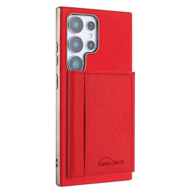 Solid Color Horizontal Magnetic Card Bag RFID MagSafe Phone Case, For Samsung Galaxy S24 Ultra 5G, For Samsung Galaxy S24+ 5G, For Samsung Galaxy S24 5G, For Samsung Galaxy S23 Ultra 5G