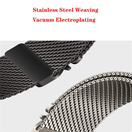 xDfind Umbrella Buckle Think Mesh Milanese Stainless Steel Watch Band, For Apple Watch 46mm / 49mm / 45mm / 44mm Think Mesh