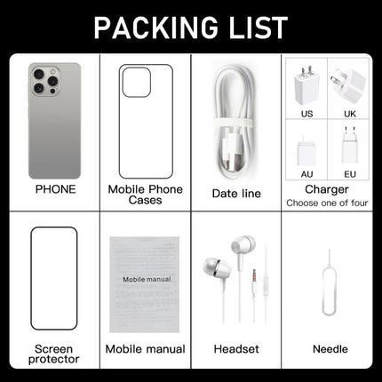 I16 Pro Max / ZPT93, 2GB+16GB, 6.26 inch Android 8.1 MTK6737 Quad Core, Network: 4G, Dual SIM, EU Plug, US Plug, UK Plug, AU Plug