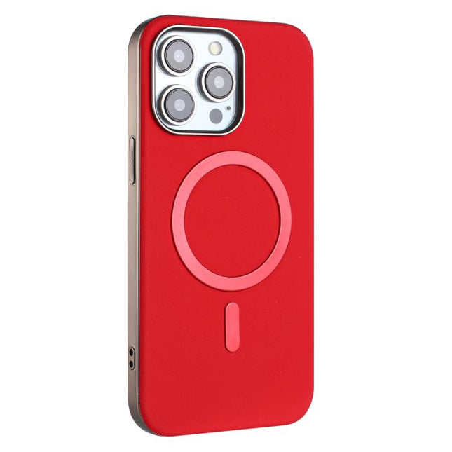 Solid Color Plating MagSafe Full Coverage Phone Case, For iPhone 13 Pro Max, For iPhone 13 Pro, For iPhone 13, For iPhone 12 Pro Max