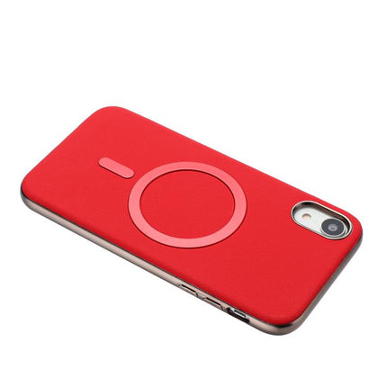 Solid Color Plating MagSafe Full Coverage Phone Case, For iPhone XR, For iPhone 8 Plus / 7 Plus, For iPhone 8 / 7 / 6