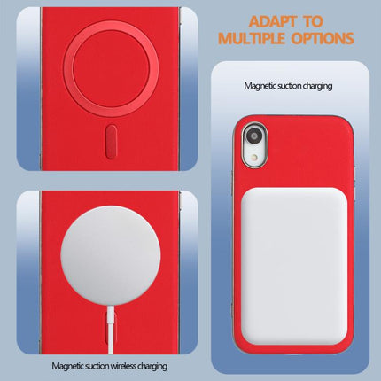 Solid Color Plating MagSafe Full Coverage Phone Case, For iPhone XR, For iPhone 8 Plus / 7 Plus, For iPhone 8 / 7 / 6