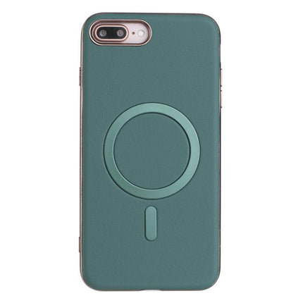 Solid Color Plating MagSafe Full Coverage Phone Case, For iPhone XR, For iPhone 8 Plus / 7 Plus, For iPhone 8 / 7 / 6