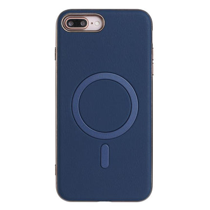 Solid Color Plating MagSafe Full Coverage Phone Case, For iPhone XR, For iPhone 8 Plus / 7 Plus, For iPhone 8 / 7 / 6