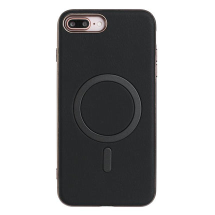 Solid Color Plating MagSafe Full Coverage Phone Case, For iPhone XR, For iPhone 8 Plus / 7 Plus, For iPhone 8 / 7 / 6