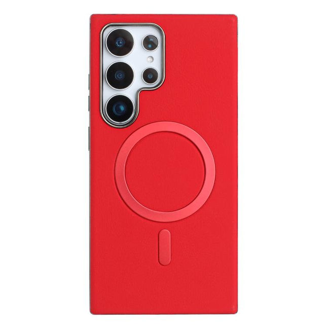 Solid Color Plating MagSafe Full Coverage Phone Case, For Samsung Galaxy S24 Ultra 5G, For Samsung Galaxy S24+ 5G, For Samsung Galaxy S24 5G, For Samsung Galaxy S23 Ultra 5G