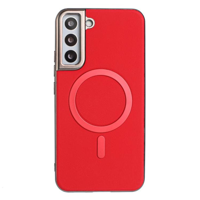 Solid Color Plating MagSafe Full Coverage Phone Case, For Samsung Galaxy S23+ 5G, For Samsung Galaxy S23 5G, For Samsung Galaxy S22 Ultra 5G, For Samsung Galaxy S22+ 5G