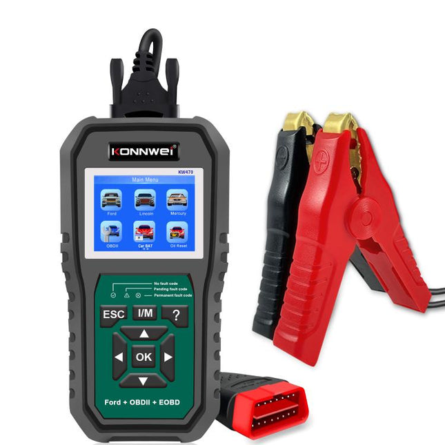 KONNWEI KW470 2.8 inch Color Screen Car OBD2 Fault Diagnostic Scan Tool for Ford, KW470