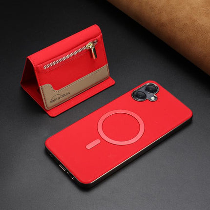 Zipper Horizontal Magnetic Card Bag RFID MagSafe Phone Case, For Samsung Galaxy A06, For Samsung Galaxy A56, For Samsung Galaxy A26, For Samsung Galaxy A36