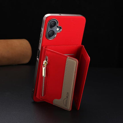 Zipper Horizontal Magnetic Card Bag RFID MagSafe Phone Case, For Samsung Galaxy A06, For Samsung Galaxy A56, For Samsung Galaxy A26, For Samsung Galaxy A36
