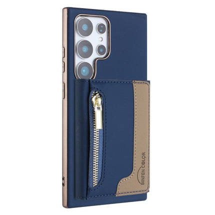 Zipper Horizontal Magnetic Card Bag RFID MagSafe Phone Case, For Samsung Galaxy S25 5G, For Samsung Galaxy S25+ 5G, For Samsung Galaxy S25 Ultra 5G, For Samsung Galaxy S24 FE 5G