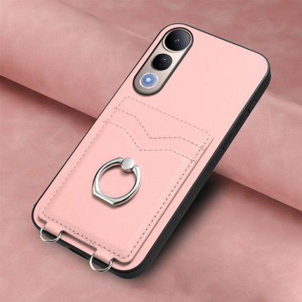 R20 Ring Card Holder Phone Case, For vivo V50 Lite 4G, For vivo Y39 5G / Y300i