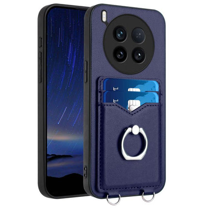 R20 Ring Card Holder Phone Case, For vivo X200s, For vivo Y29 4G / T4x / Y300t, For vivo V50 / V50e, For vivo X200 Ultra