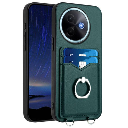 R20 Ring Card Holder Phone Case, For vivo V50 Lite 4G, For vivo Y39 5G / Y300i